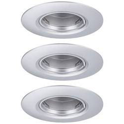 Paulmann 92113 Einbauleuchte 3er Set LED GU10 Chrom (matt)