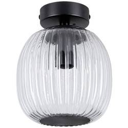 Paulmann 71145 Ruya Deckenleuchte E14 Glas, Schwarz (matt)