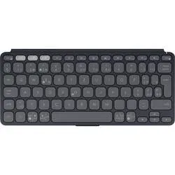 Logitech Tastatur Keys-To-Go 2 Graphite Tablet-Tastatur mit Hülle Passend für Marke (Tablet): Universal iPad Mac OS®,