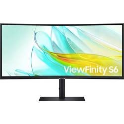 Samsung ViewFinity S6 LS34C652UAU LED-Monitor EEK G (A - G) 86.4 cm (34 Zoll) 3440 x 1440 Pixel 21:9 5 ms DisplayPort,