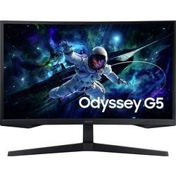 Samsung Odyssey G5 LS27CG554EU Gaming Monitor EEK F (A - G) 68.6 cm (27 Zoll) 2560 x 1440 Pixel 16:9 1 ms DisplayPort,
