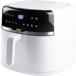 DOMO DO1148FR Heißluft-Fritteuse 8 l Überhitzungsschutz, Timerfunktion, mit Display, Antihaftbeschichtung Weiß