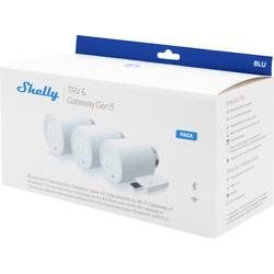 Shelly Shelly BLU TRV Heizkörperthermostat 3-er Pack Gateway, Heizkörperthermostat Bluetooth Low Energy, Wi-Fi