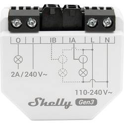 Shelly Shelly EM Gen3 - (1 x 50A CT included) Stromzähler Bluetooth, Wi-Fi