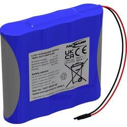 Ansmann 4S1P Akkupack 4x 18650 Kabel Li-Ion 14.4 V 2550 mAh