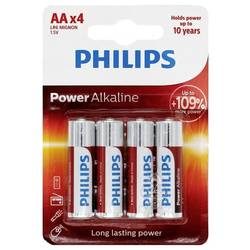 Philips Power LR6 Mignon (AA)-Batterie Alkali-Mangan 1.5 V 4 St.