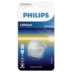 Philips Knopfzelle CR2450 3 V 1 St. Lithium Minicells