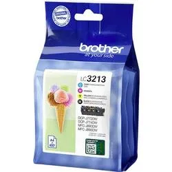 Brother, BROTHER Valuepack Tinte CMYBK LC-3213VAL DCP-J774DWW 400 Seiten