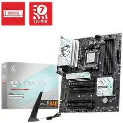 MSI B840 Mainboard Sockel (PC) AMD® AM5 Formfaktor (Details) ATX Mainboard-Chipsatz AMD® B840