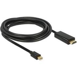 DeLock - Kabel Mini-DisplayPort - HDMI Typ A, Schwarz, One Size