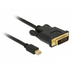 DeLock - Kabel Mini-DisplayPort - DVI-D, Schwarz, One Size