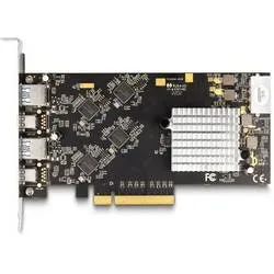 DeLock, Delock PCI Express x8 - 2x USB 3.2 Gen 2x2 Typ C + 2x USB 3.2 Gen 1 Typ A, USB-Controller
