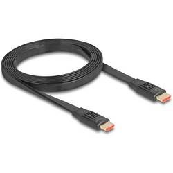 Delock HDMI Anschlusskabel HDMI-A Stecker 2 m Schwarz 81002 8K UHD, vergoldete Steckkontakte, eARC HDMI-Kabel