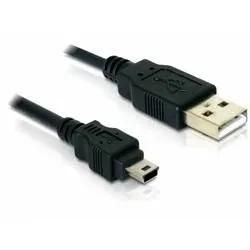 Delock USB-Kabel USB 2.0 USB-A Stecker, USB-Mini-B Stecker 1.50 m Schwarz 82252
