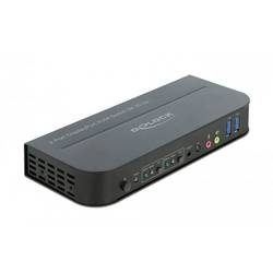 Delock 11482 DisplayPort-Switch DisplayPort®, HDMI Gestensteuerung, Maus, Tastatur, Fernbedienung 3840 x 2160 Pixel