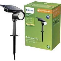 Philips LED 929004632501 Ashlyn Solar-Außenstandleuchte LED LED fest eingebaut 1.4 W Schwarz