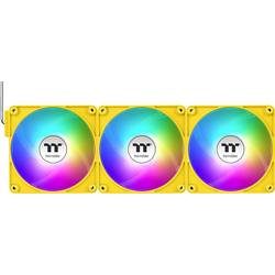 Thermaltake CT140 EX ARGB Sync PC Cooling Fan Bumblebee 3 Pack PC-Gehäuse-Lüfter Gelb (B x H x T) 140 x 140 x 25 mm