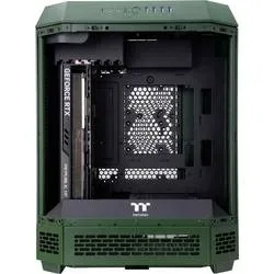 Thermaltake The Tower 600 Racing Green Midi-Tower PC-Gehäuse Grün-Schwarz (fluoreszierend) Seitenfenster