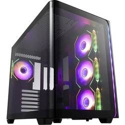 FSP Fortron POC0000254 Midi-Tower Gaming-Gehäuse Schwarz Seitenfenster