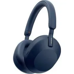 Sony WH-1000XM5 Over Ear Headset Bluetooth® Stereo Blau High-Resolution Audio, Mikrofon-Rauschunterdrückung, Noise
