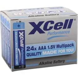 XCell Micro (AAA)-Batterie Alkali-Mangan 1.5 V 24 St.