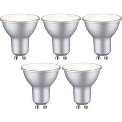 Paulmann 29235 LED EEK E (A - G) GU10 Reflektor 4.9 W Warmweiß (Ø x H) 51 mm x 54 mm 5 St.