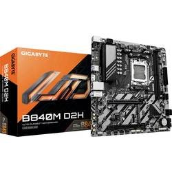 Gigabyte B840M D2H Mainboard Sockel (PC) AMD® AM5 Formfaktor (Details) Micro-ATX Mainboard-Chipsatz AMD® B840