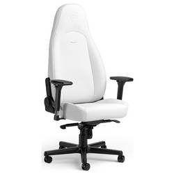 Noblechairs noblechairs ICON Gaming-Stuhl - White Edition Gaming-Stuhl Weiß