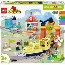 LEGO, 10428 DUPLO Town Große interaktive Eisenbahn, Konstruktionsspielzeug