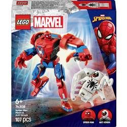 LEGO, 76308 Marvel Super Heroes Spider-Man Mech vs. Anti-Venom, Konstruktionsspielzeug