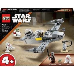 LEGO, 75410 Star Wars Mandos und Grogus N-1 Starfighter, Konstruktionsspielzeug