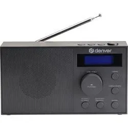 Denver DAB-51B Tischradio DAB+, DAB, FM USB, AUX Weckfunktion Schwarz
