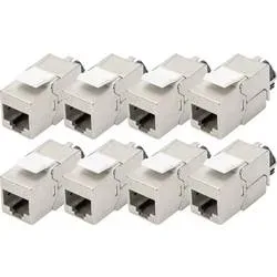 Digitus DN-93617-8 RJ45-Einbaumodul Keystone CAT 6a 8 St.