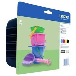 Brother, BROTHER Valuepack Tinte CMYBK LC-221VALBP MFC-J1100 260 Seiten