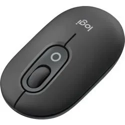 Logitech POP Maus Bluetooth® Optisch Graphit 4 Tasten 4000 dpi Easy Switch 3 Geräte, Integriertes Scrollrad