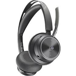 HP Poly Voyager Focus 2 Microsoft Teams Certified On Ear Headset Bluetooth® Stereo Schwarz Noise Cancelling Headset