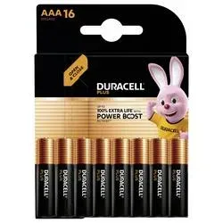 Duracell Plus Power Boost MN2400 Micro (AAA)-Batterie 1.5 V 16 St.