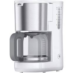 Braun KF 1500 WH Kaffeemaschine Weiß Fassungsvermögen Tassen=10