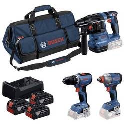 Bosch Professional GSR + GDX + GBH + 3x5.0Ah + GAL 12V/18V-80 0615A50093 Werkzeugset