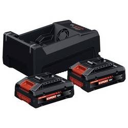 Bosch Professional 1600A0373J 2x EXBA18V-40 + GAL 12V/18V-80 Werkzeug-Akku und Ladegerät 18 V 4 Ah