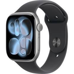 Apple - Smartwatch, AW Series 11GPS46mmSpace Grey Aluminium Case with Black Sport Band - M/L, 46mm, Spacegrau