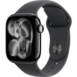 Apple Watch Series 11 GPS + Cellular 42 mm Aluminiumgehäuse Sport Band Schwarz S/M
