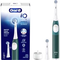 Oral-B, Oral-B Elektrische Zahnbürste "iO Series 2" 1 Stk. Aufsteckbürsten für die sanfte Reinigung, Reise-Etui