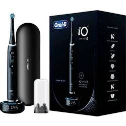 Oral-B, Oral-B Elektrische Zahnbürste "Oral-B iO Series 10" 1 Stk. Aufsteckbürsten iO Sense Zahnputz-Coach  Schnellladestation  Langanhaltender Akku