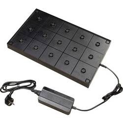 Konstsmide, Konstsmide Ladestation für USB Mini-Tischleuchten 15 Plätze; 47x29x4 cm (LxBxH); schwarz
