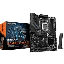 Gigabyte B840 GAMING X WF6E Mainboard Sockel (PC) AMD® AM5 Formfaktor (Details) ATX Mainboard-Chipsatz AMD® B840