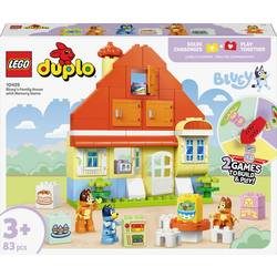 LEGO, LEGO® Spielbausteine »LEGO® DUPLO® Blueys Familienhaus mit Memory-Spiel 10459«, (83 St.)