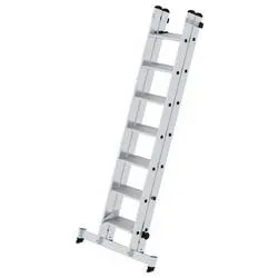MUNK Günzburger Steigtechnik 040660 Aluminium Stufen-Schiebeleiter Arbeitshöhe (max.): 500 cm 16.4 kg