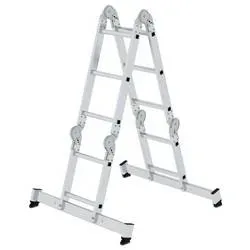 MUNK Günzburger Steigtechnik 031320 Aluminium Sprossen-Vielzweckleiter 18 kg