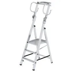 MUNK Günzburger Steigtechnik 052086 Aluminium Plattformleiter Arbeitshöhe (max.): 580 cm